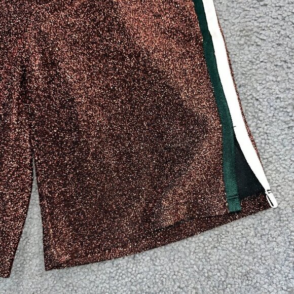SCOTCH & SODA Metallic Bronze Bermuda Shorts w/ Racing Track Stripes EUC -Size S - Picture 4 of 16